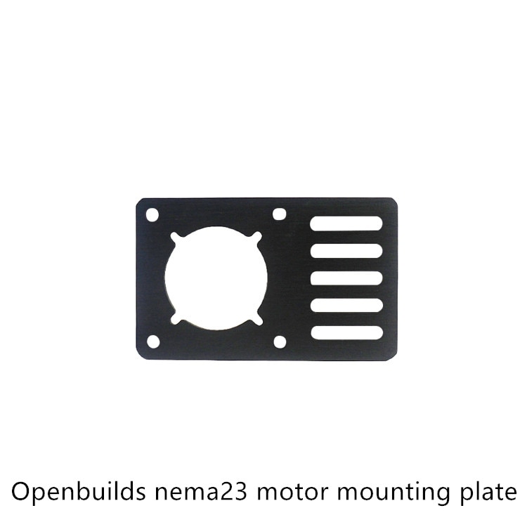 3D nyomtató része Openbuilds nema23 motor szerelőlap alumínium 96.5mmx60mmx3mm rögzített bakra OX CNC V-nyílásba