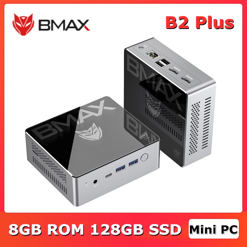 Bmax B2 Plus Mini PC 8GB ROM 128GB SSD Mini számítógép Intel