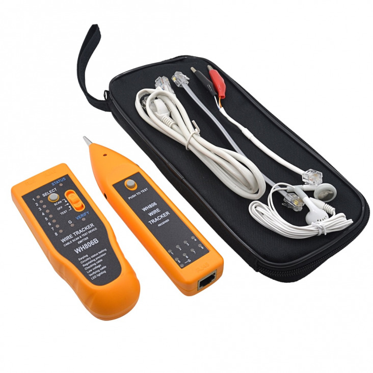 CHIPAL WH806B Telefon Wire Tracker hálózati kábel teszter Cat5 Cat5e