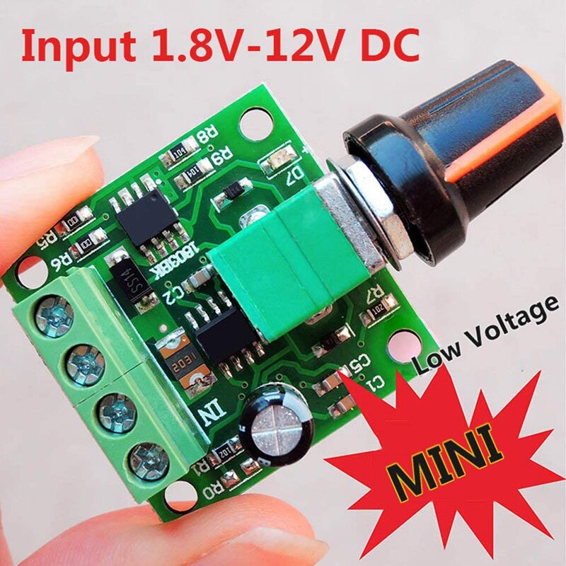 DC motor fordulatszámszabályozó 1.8V 3V 5V 6V 12V 2A 30W Speed Control