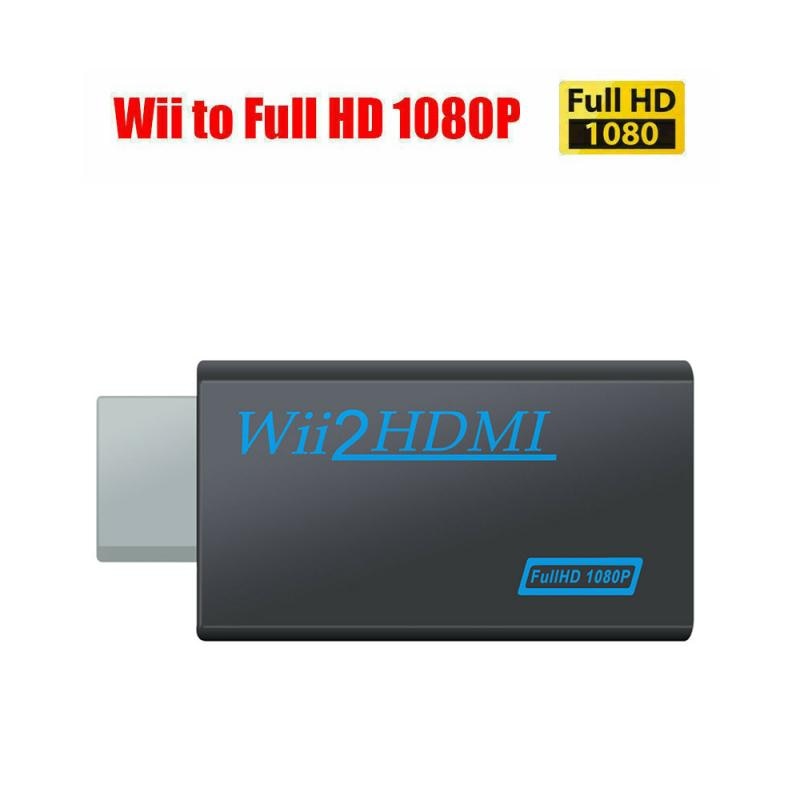 Full HD 3.5mm audio 1080p WiiHDMIkompatibilis Converter Adapter Wii2