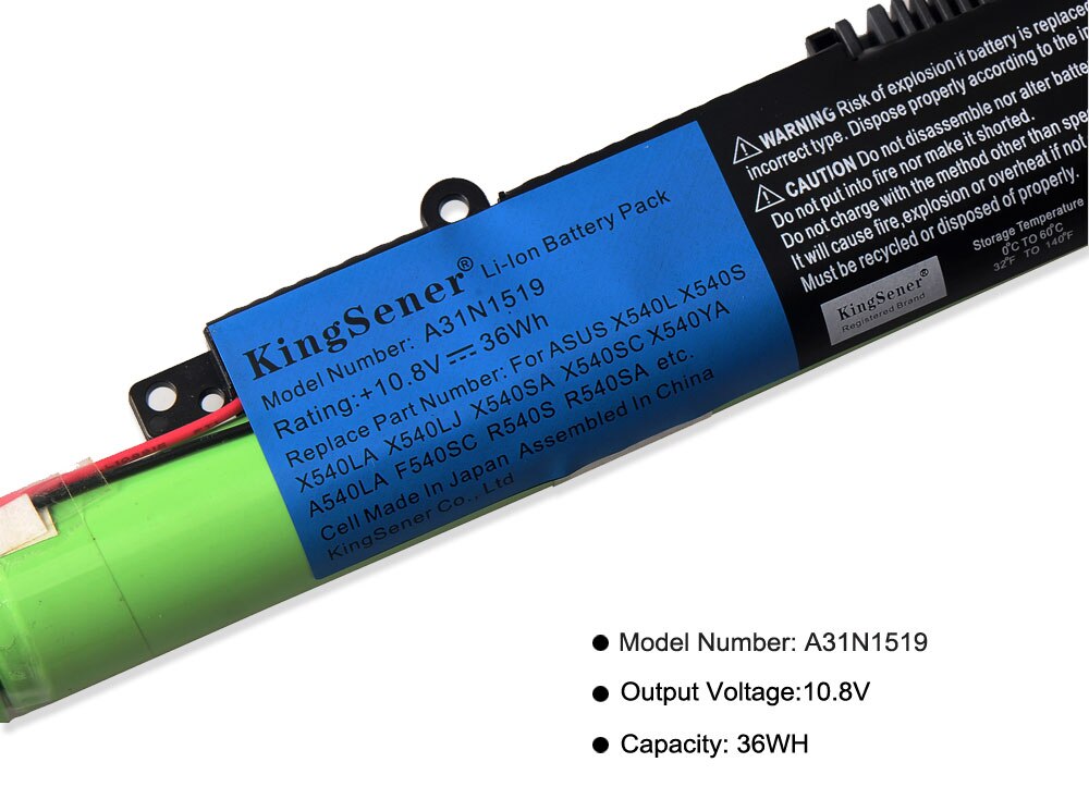 Batterie Asus X540 X540LA X540LJ X540SA X540SC X540YA X540S