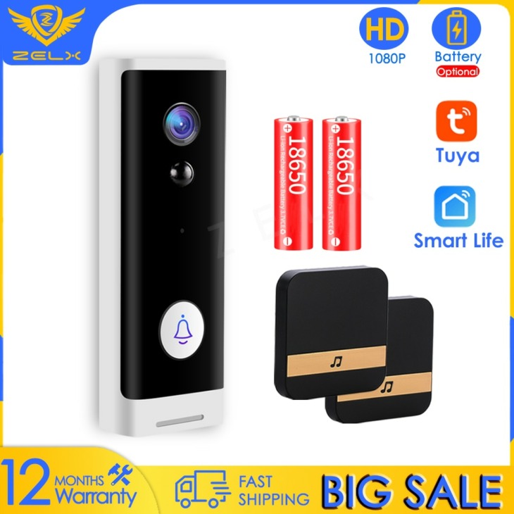 Tuya Smartlife Video Sencurance Doorbell Ip Kamera Wifi 1080P Biztonsági Vezeték Nélküli Kamera Kültéri Kétirányú Audio Intelligens Google Home