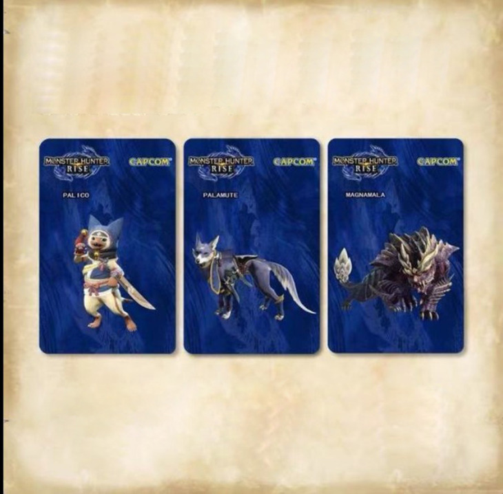 A Nintendo Switch Monster Hunter Rise Amxxbo Card Readent Tiger Dragon Ailu Cat Ns Game Game Card Nfc Cards Ntag215