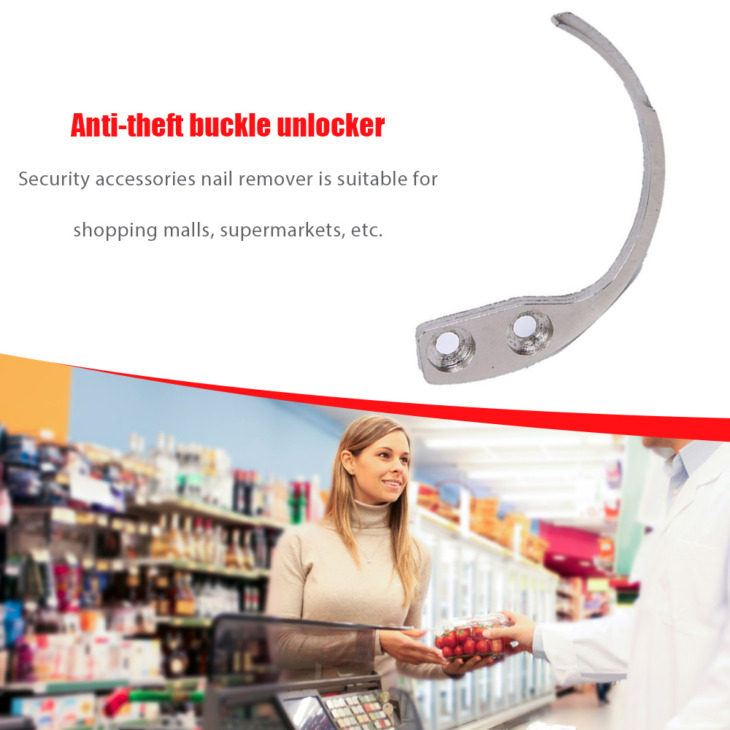 Hook Key Detacher Hordozható Biztonsági Címke Detacher Riasztás Kulcs