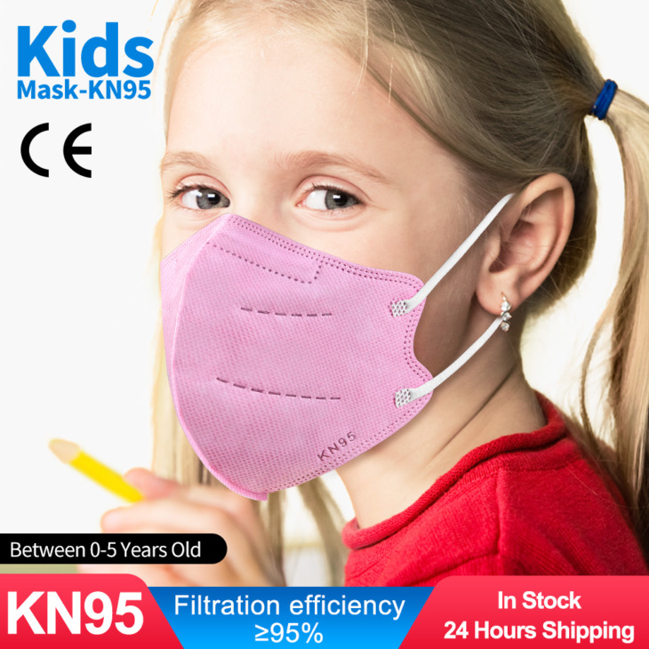 Rózsaszín AntiZsírvédő Maszk Légzőkészülék 05 Éves Korosztály Számára