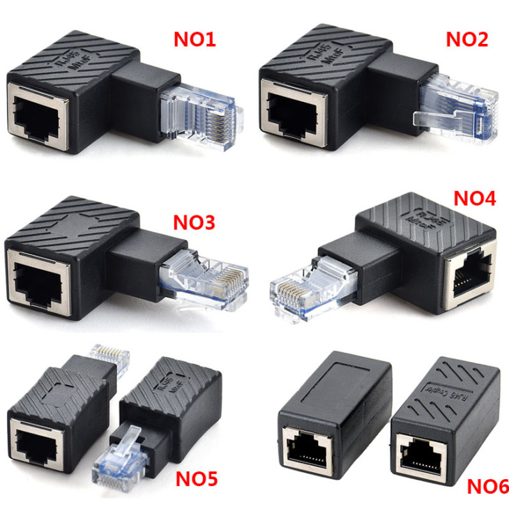 1Db Adapter Cat5E/ Cat6 Felfelé Derékszög Adapter 90