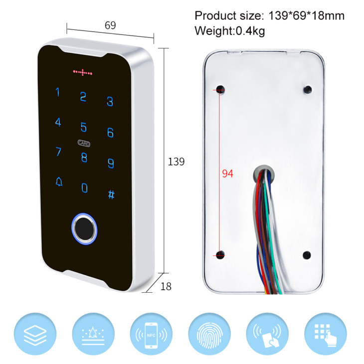 Mobiltelefon Nfc Access Control Billenty Zet Rfid Billenty S Hozz F R Si Vez Rl Rendszer