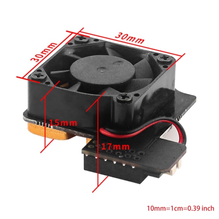 Argon Mini Ventilátor A Raspberry Pi 4 Mini Pwn Sebességgel Állítható