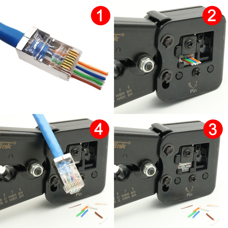 Xintylink Rj45 Cat6 Connector Cat5E Cat5 Sftp Ftp Stp Ethernet ...