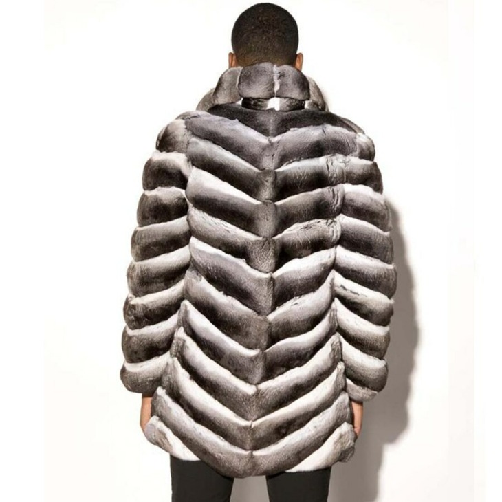 Bunda Férfi Valódi Szőrme Kabát Rex Rabbit Fur Overcoat Bomber Jacket Plus Size Kabát For Men High Quality