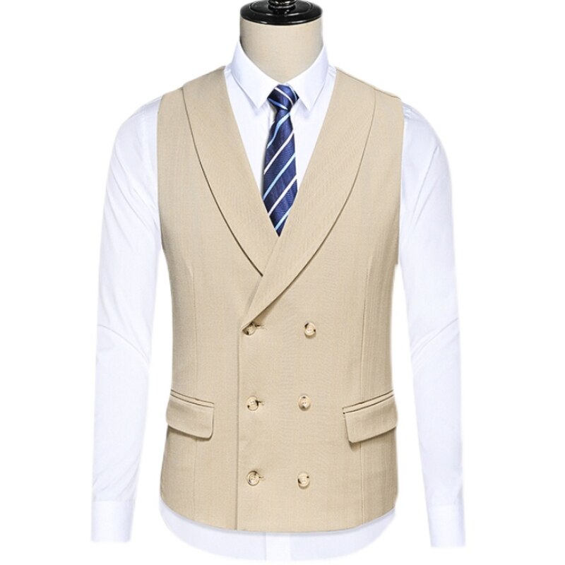(Jacket Mellény Nadrág) Férfi Alkalmi Szilárd Szín 3 Darab Male One Button Blazers Coat Nadrág Fall 2021 Double Slit Suit