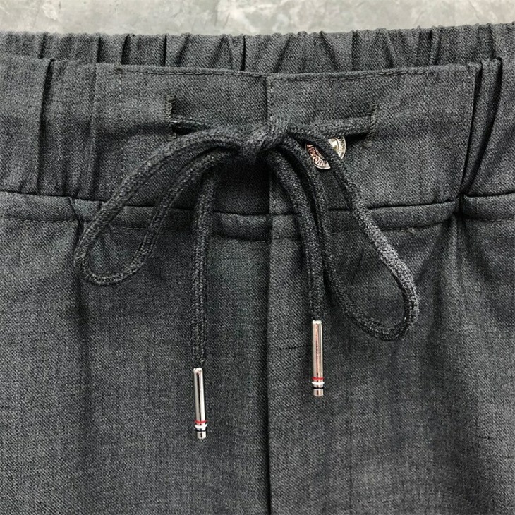 Tb Browin Men Suit Pant Csíkos Hosszú Nadrág Alkalmi Slim Nadrág Koreai Design Női Pant High Quality Tb Csíkos
