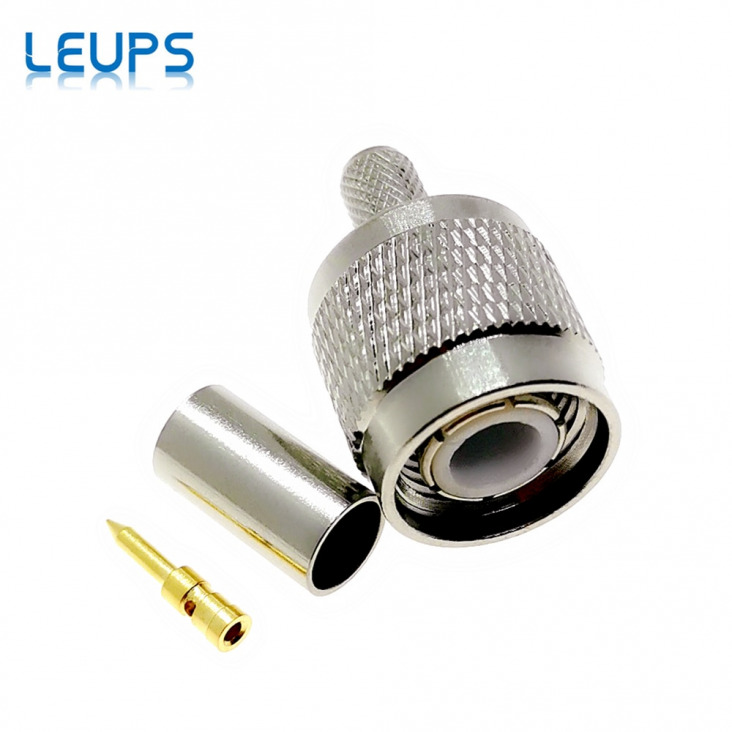 100PCS-TNC-Male-Plug-Crimp-RG58-RG142-RG223-LMR195-50-3-Cables-RF-Connector
