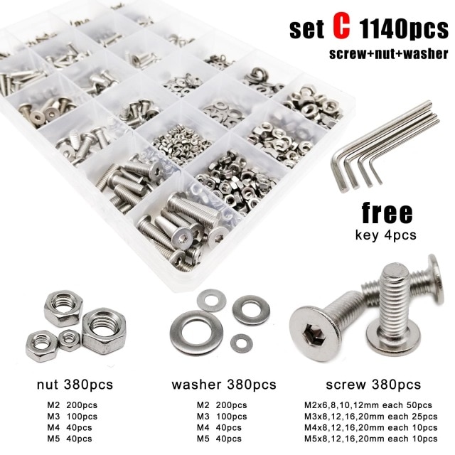 set C 1140pcs