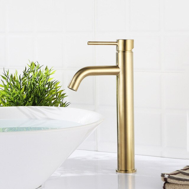 Brushed gold - tall
