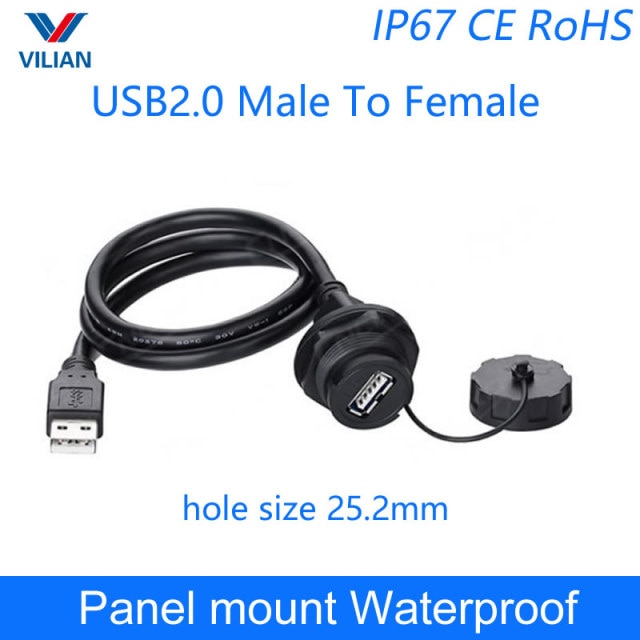 USB2 male to female