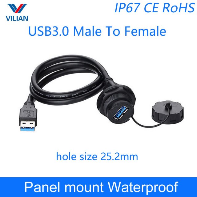 USB3 male to female