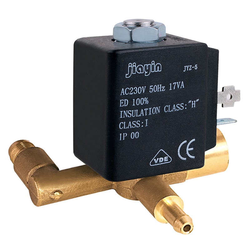 Jiayin JYZ-5 2/3 Way AC 230V 50Hz G1 / 8 “17VA 6BAR Normálisan zárt ...