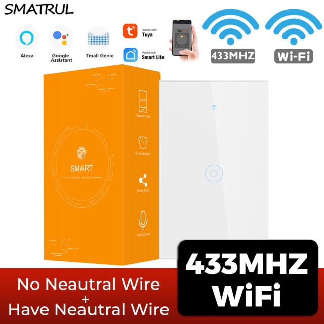 WHITE 1 gang WIFI