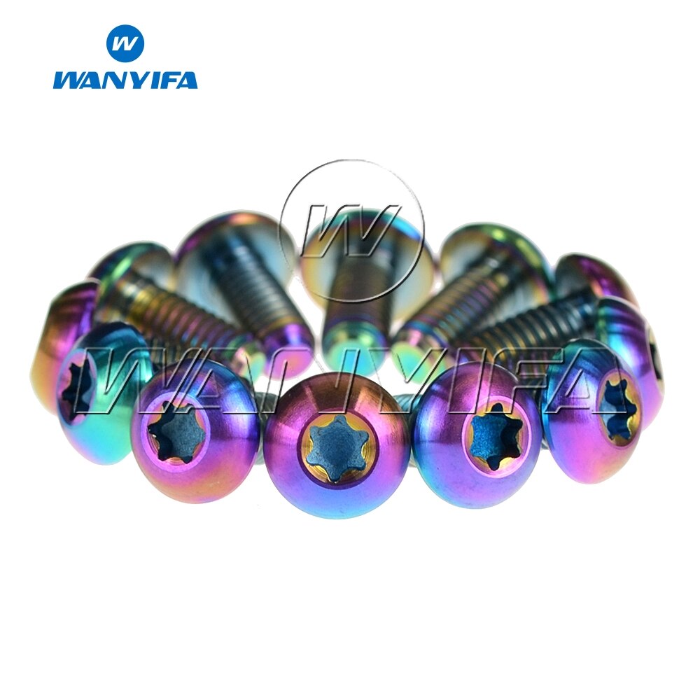 thumbnail image 2 of M5 Bolts Alloy Size M5 X 10mm T25 12 Pcs Pink Anti-Loosen Treated, For Water Bottles, Rotors And More And Cable Organizer With Every Order. (2 Pink 2 of 14