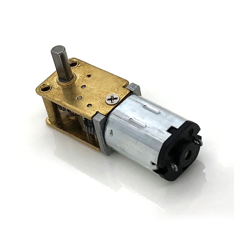 N20 Worm Gear Motor DC 3V-12V Micro Metal Gearbox For DIY Robot Smart Car