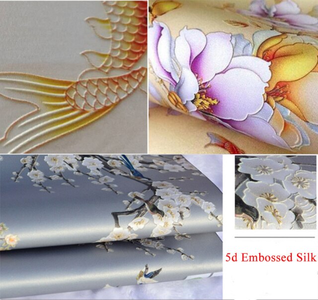 Embossed Silk