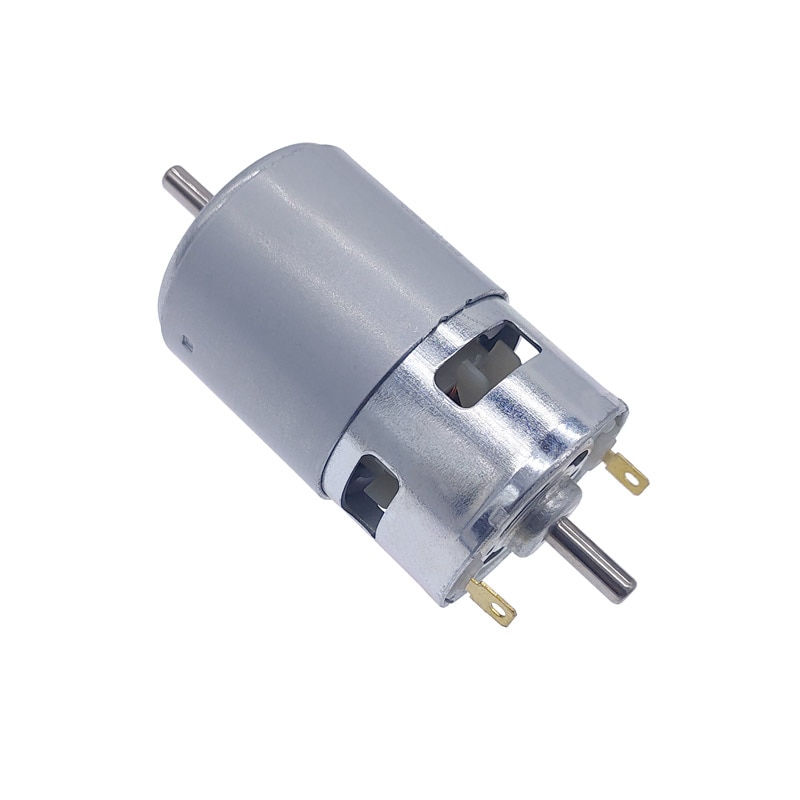 Motore 775 Doppio Cuscinetto A Sfere 12-24V Motore CC Ad Alta Velocita E Coppia Elevata Motore 775 Doppio Cuscinetto A Sfere 12-24V Motore CC Ad Alta Velocita E Coppia Elevata