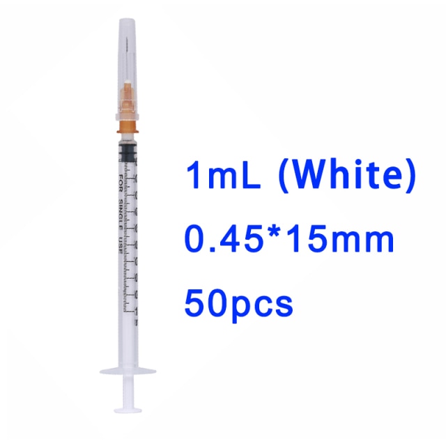 1mL White - 50pcs