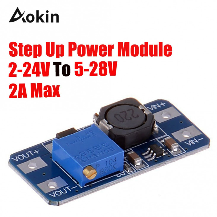 Mt3608 Dc Step Up Feszültség Szabályozó Modulnak Takarmány Converter 2 V 24 V 5 V 28 V 2a Max 8350