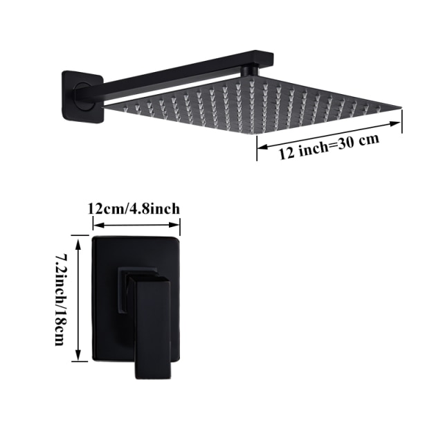 12 Inch Shower Set