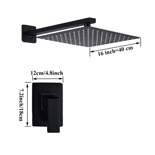 16 Inch Shower Set