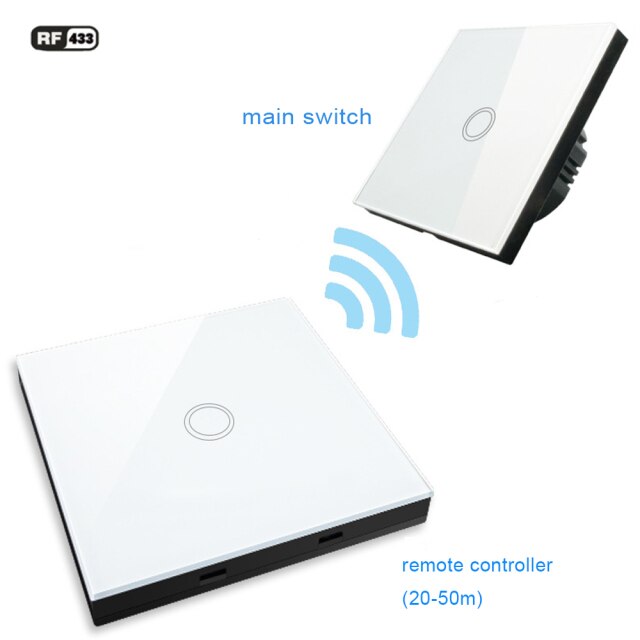 white 1 gang 1 set