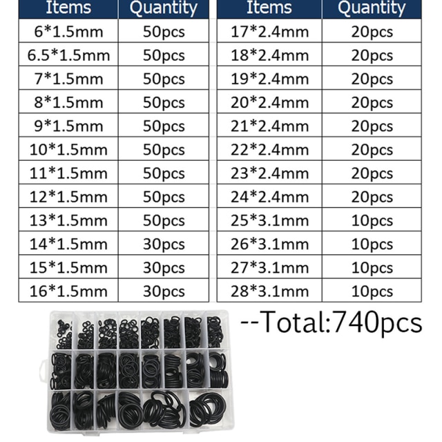 740pcs