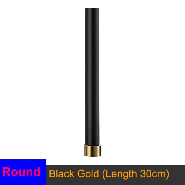 round-black-gold