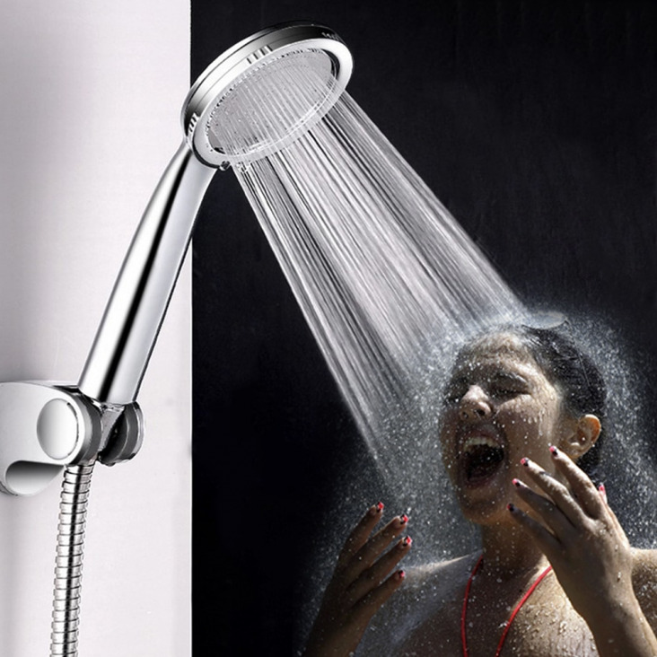 Zuhanyfej ABS víztakarékos zuhanyfej szűrő Nagynyomású fürdő permetezni csapadék Handheld a fürdővíz fúvóka fürdőszobai kiegészítők