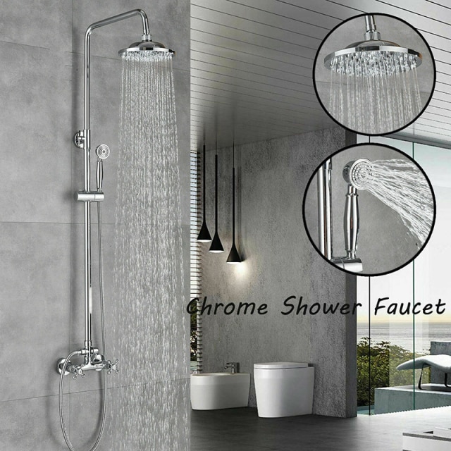 Chrome Shower Set F