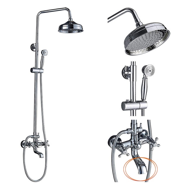 Chrome Shower Set B