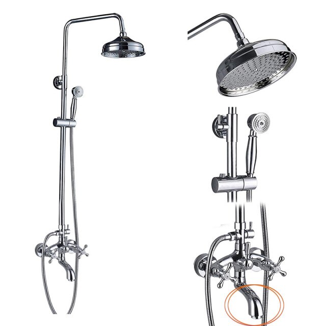 Chrome Shower Set C