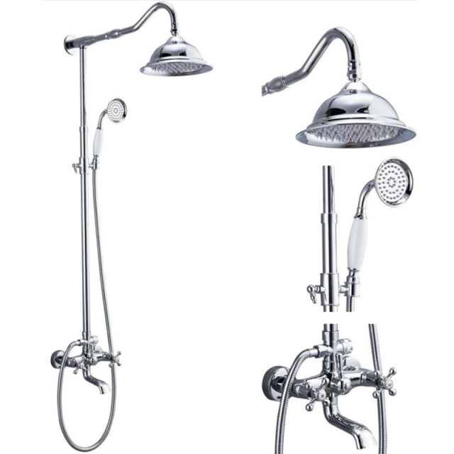 Chrome Shower Set H