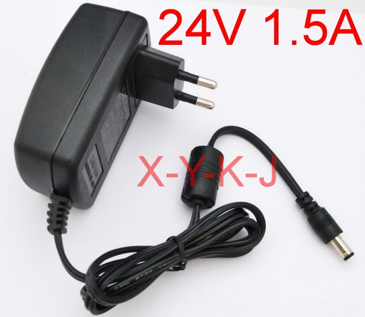 1db Kiváló Minőségű Dc 24v 1 5a Ac 100v 240vconverter Switching Adapter 1500ma Supply Eu és Az