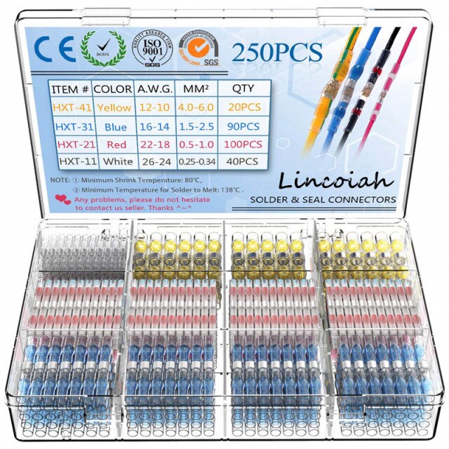 250Pcs With box