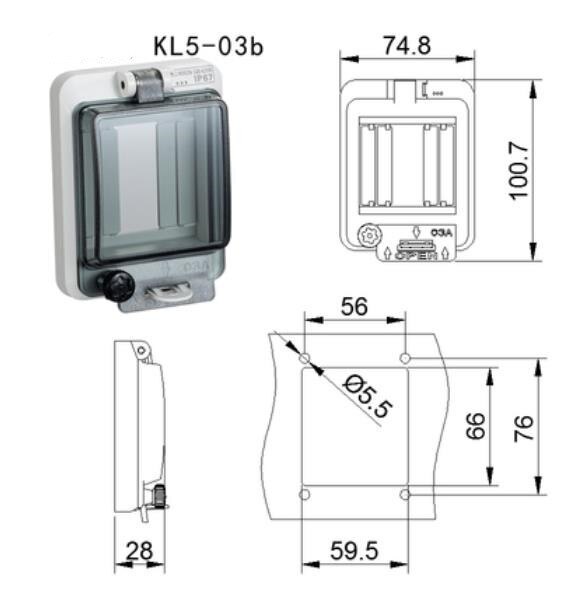 3 b