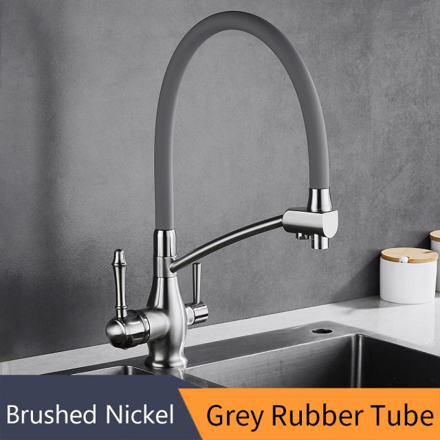 Brushed nickel