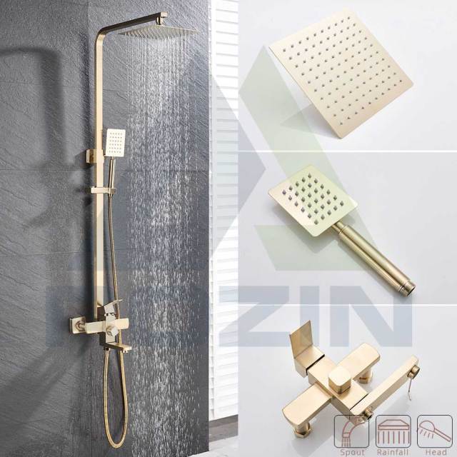 Brush Gold Faucet