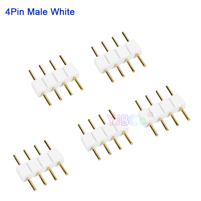 4pin Male White