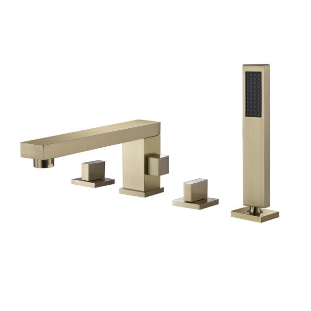 4pcs Brushed gold