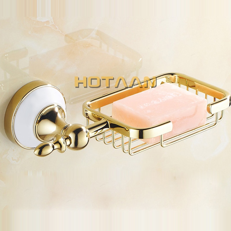 , rozsdamentes acél fürdőszobai kiegészítők készlet, köntös horog, papír tartó, törölköző bár, arany fürdőszoba készlet, HT-817800G-T