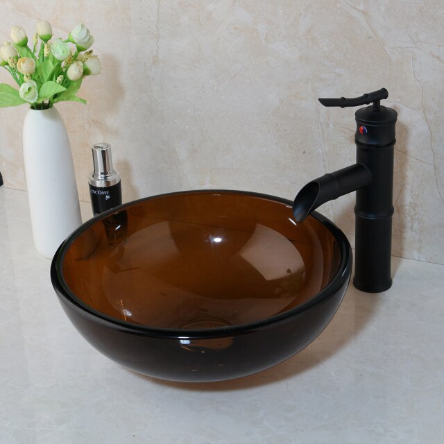 Glass Sink Set A