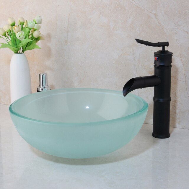 Glass Sink Set D